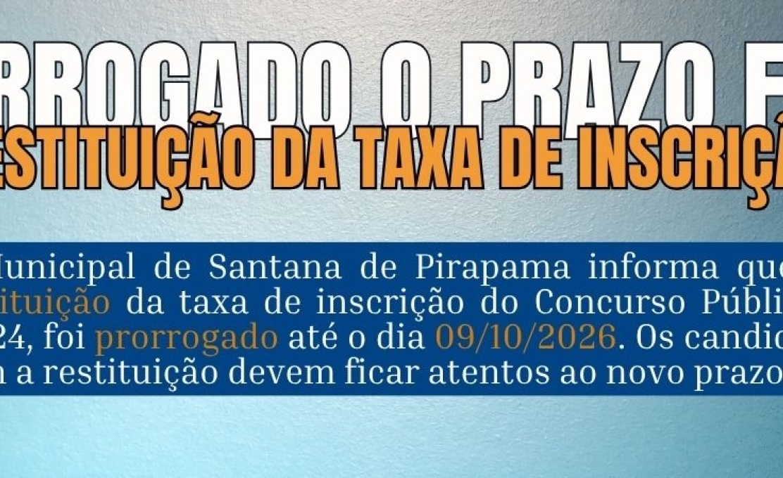 ATENÇÃO CANDIDATOS!