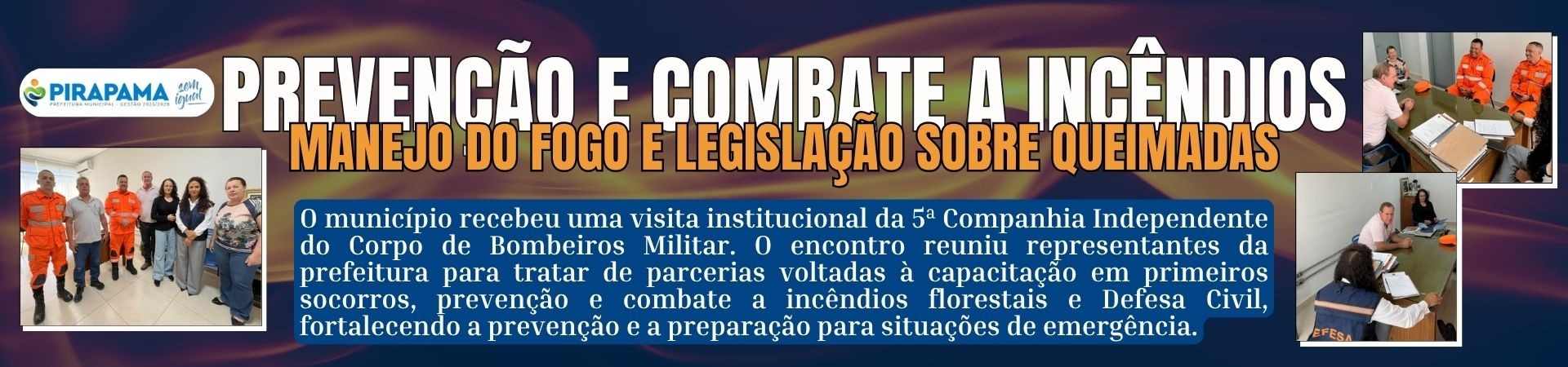 Reunião com Bombeiros