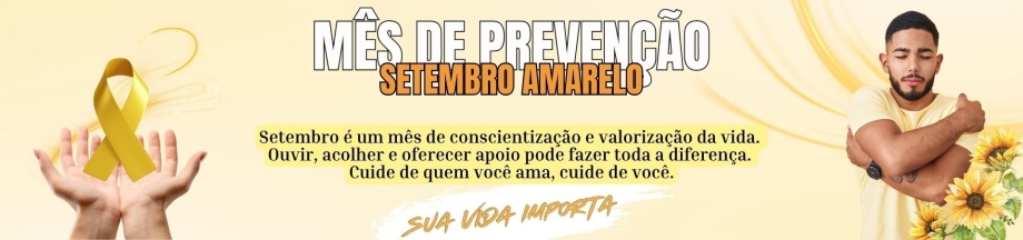Setembro Amarelo: Santana de Pirapama reforça a importância do cuidado com a saúde mental